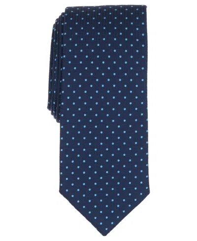 Michael Kors Men's Capon Dotted Tie In Blue