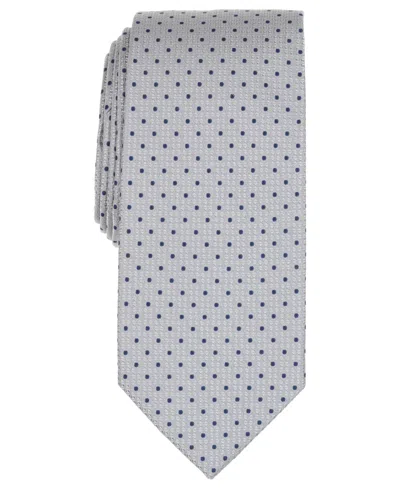 Michael Kors Men's Capon Dotted Tie In Gray