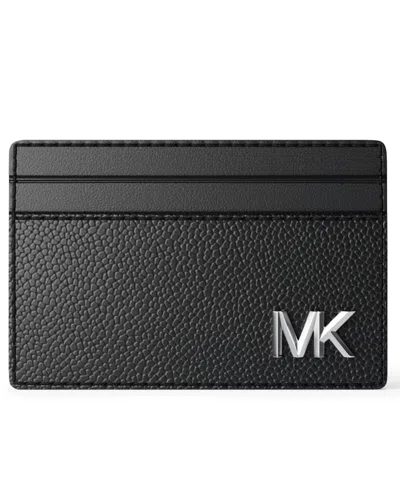 Michael Kors Men's Card Case Wallet In Black