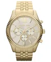 Michael Kors Lexington 44mm In Gold,champagne
