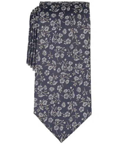 Michael Kors Men's Classic Beale Floral Tie In Black