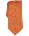 Michael Kors Men's Classic Beale Floral Tie In Orange