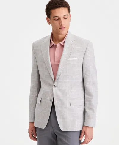 Michael Kors Men's Classic-fit Linen-blend Sport Coat In Gray