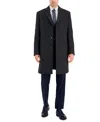 Michael Kors Men's Classic Fit Luxury Wool Cashmere Blend Overcoats In Charcoal