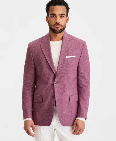Michael Kors Men's Classic-fit Melange Blazer In Pink