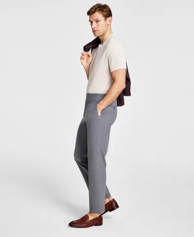 Michael Kors Men's Classic Fit Performance Fall Dress Pants In Gray