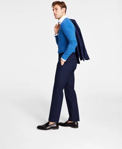 Michael Kors Men's Classic Fit Performance Dress Pants In Navy