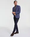 Michael Kors Men Classic-fit Plaid Sport Coat In Light Blue Brown