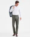 Michael Kors Men's Classic-fit Solid Dress Pants In Gray