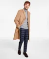Michael Kors Men's Classic-fit Wool Cashmere Blend Overcoat In Camel