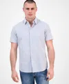 Michael Kors Stretch Short Sleeve Button Front Shirt