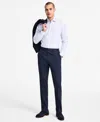 Michael Kors Men's Classic Fit Wool Blend Suit Pant In Blue