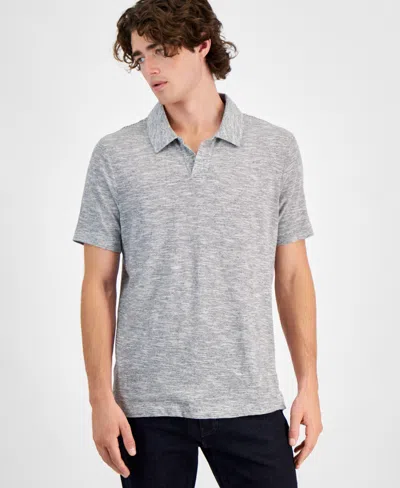 Michael Kors Men's Classic-fit Textured Space-dyed Polo Shirt In Bone
