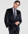 Michael Kors Men's Classic-fit Velvet Sport Coat In Black