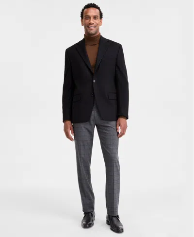 Michael Kors Men's Classic-fit Wool Blend Luxury Sport Coat In Black