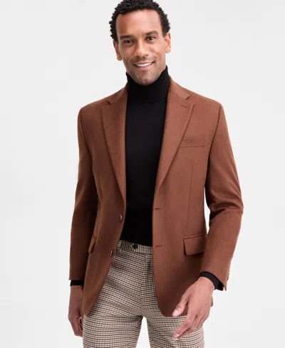 Michael Kors Men's Classic-fit Wool Blend Luxury Sport Coat In Brown