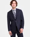 Michael Kors Mens Classic Fit Wool Blend Pinstripe Suit Separates In Blue