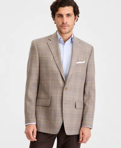 Michael Kors Men's Classic-fit Wool Blend Sport Coats In Brown
