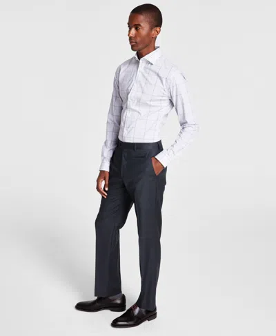 Michael Kors Men's Classic-fit Wool-blend Stretch Solid Suit Separates Pant In Black