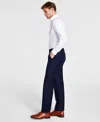 Michael Kors Men's Classic Fit Fall Pattern Pants In Navy