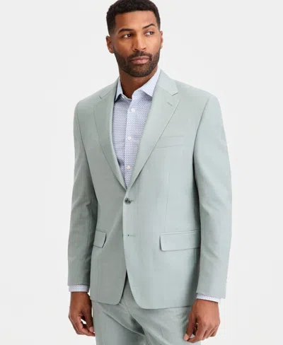 Michael Kors Men's Classic Fit Wool Blend Suit Separates Jacket In Green