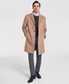 Michael Kors Men's Classic-fit Wool Cashmere Blend Overcoat In Camel