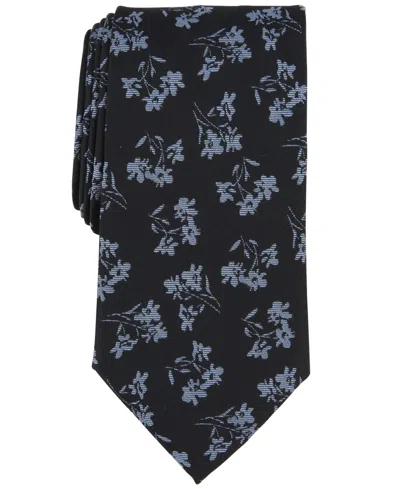 Michael Kors Men's Classic Floral Tie In Black