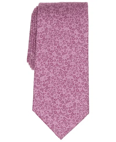 Michael Kors Men's Classic Floral Tie In Purple