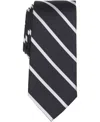 Michael Kors Men's Classic Nastro Stripe Tie In Black