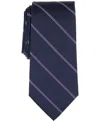 Michael Kors Men's Classic Pitkin Stripe Tie In Purple