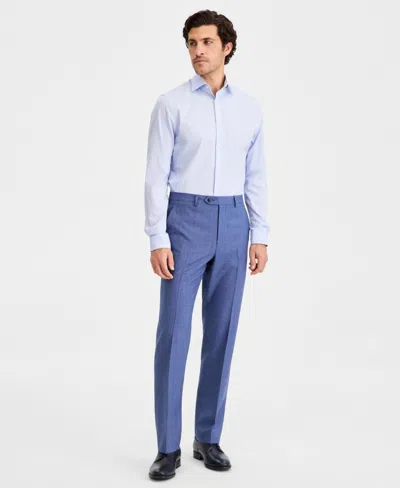 Michael Kors Men's Classic-fit Suit Separate Pants In Blue