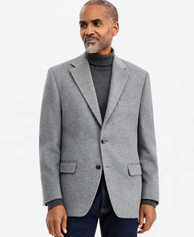 Michael Kors Men's Classic-fit Wool & Silk Blend Luxury Sport Coat In Gray