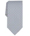 Michael Kors Men's Connected Lattice Tie In Silver