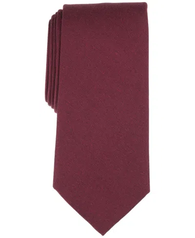 Michael Kors Men's Drew Solid Tie In Red