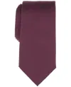 Michael Kors Men's Dunbar Solid Micro-pattern Tie In Burgundy