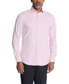 Michael Kors Men's Eco Passport Stretch Untucked Slim Fit Dress Shirt In Pink
