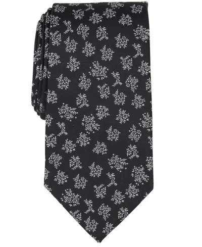 Michael Kors Men's Edessa Floral Tie In Black