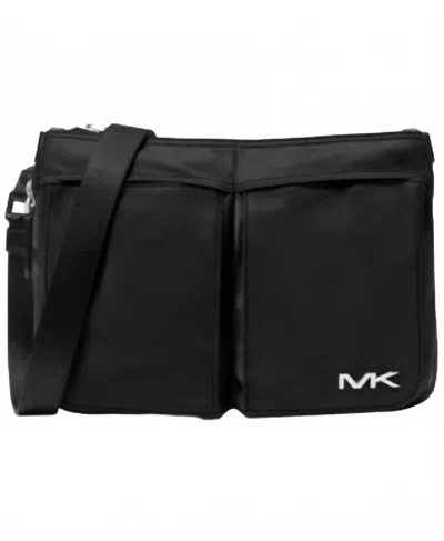 Michael Kors Men's Expandable Logo Crossbody Bag In Black