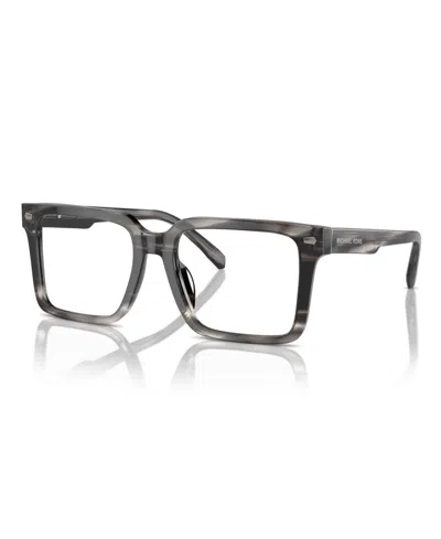 Michael Kors Men's Eyeglasses, Mk4121u In Black Horn