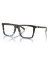 Michael Kors Men's Eyeglasses, Mk4124u In Blue Block Tortoise