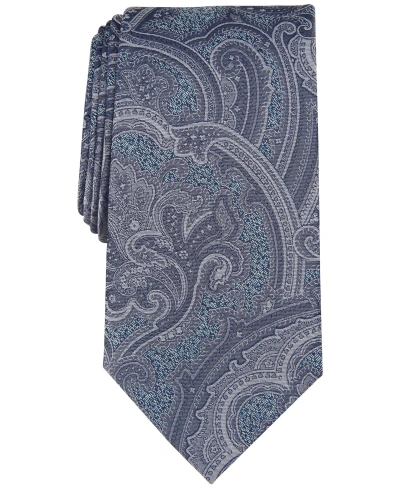 Michael Kors Men's Farington Paisley Tie In Aqua