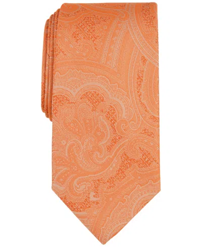 Michael Kors Men's Farington Paisley Tie In Orange