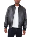 Michael Kors Men's Faux Leather Moto Jacket In Black