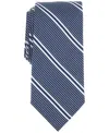 Michael Kors Men's Formal Stripe Tie In Navy