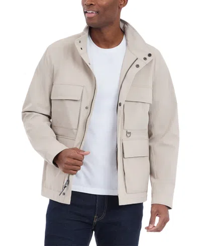 Michael Kors Men's Four Pocket Field Coat In Khaki