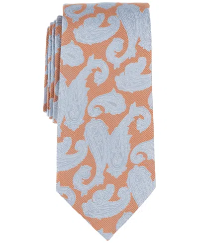 Michael Kors Men's Garrette Paisley Tie In Orange
