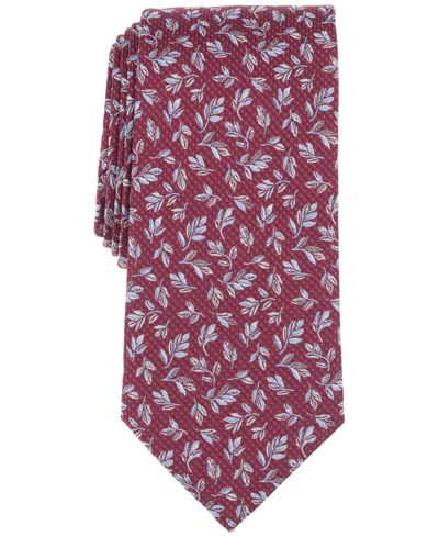 Michael Kors Men's Garro Floral Tie In Red