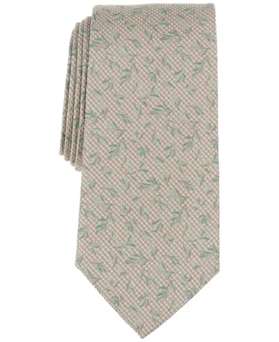 Michael Kors Men's Garro Floral Tie In Sage