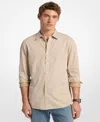 Michael Kors Geometric Perfect Classic Fit Button Down Shirt In Neutral