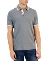 Michael Kors Men's Greenwich Polo Shirt In Ash Melange
